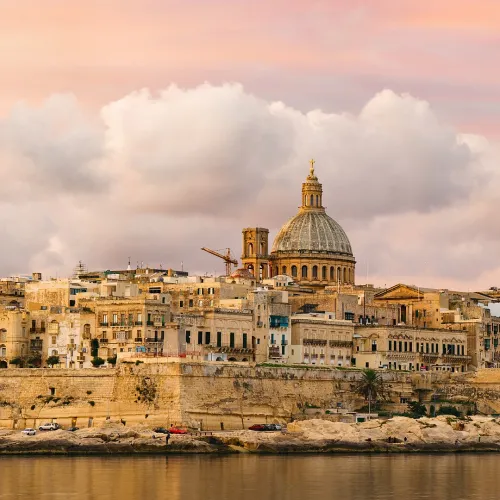 Malte Panorama de La Valette à Malte