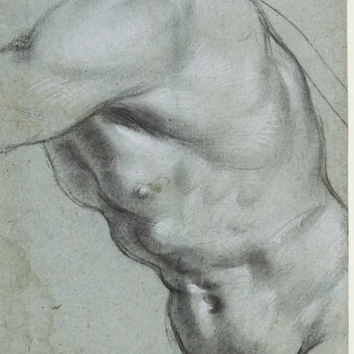 Annibale Carraci &Eacute;tude de nu &copy; Royal Collection Enterprises Limited 2025. Royal Collection Trust.