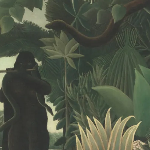 Henri Rousseau La Charmeuse de serpents, 1907 Mus&eacute;e d'Orsay Legs Jacques Doucet, 1936
