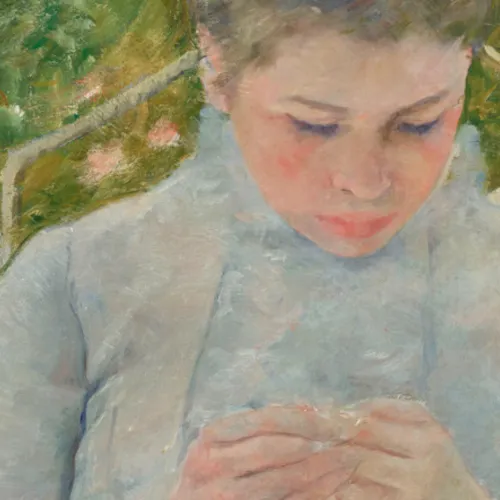 Mary Cassatt Jeune fille au jardin, entre 1880 et 1882 Mus&eacute;e d'Orsay