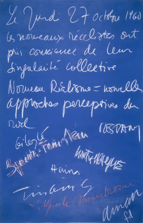 NOUVEAU REALISME MANIFESTE