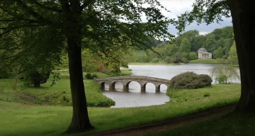 Stourhead, Wiltshire.VueduPantheon