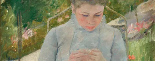 Mary Cassatt Jeune fille au jardin, entre 1880 et 1882 Mus&eacute;e d'Orsay